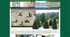 Desktop Screenshot of irishhillsrecreation.com